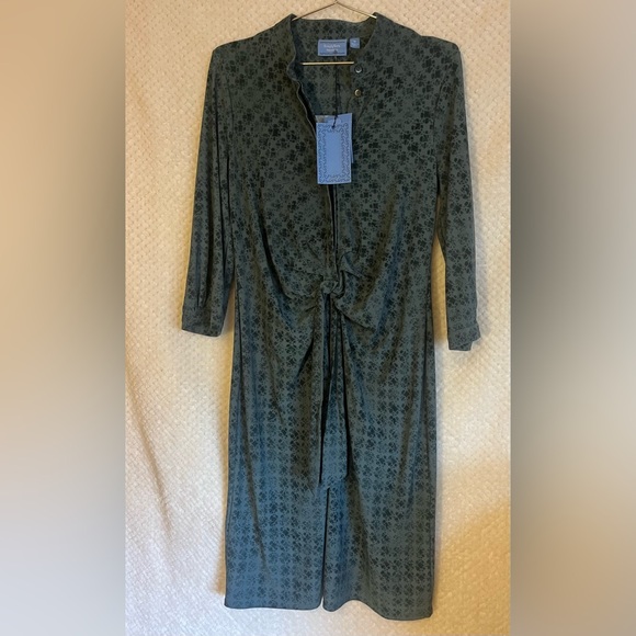 Simply Vera Vera Wang Dresses & Skirts - Simply Vera Vera Wang Teal Ruched-Front Dress Elegant Womens Sz Medium NWT